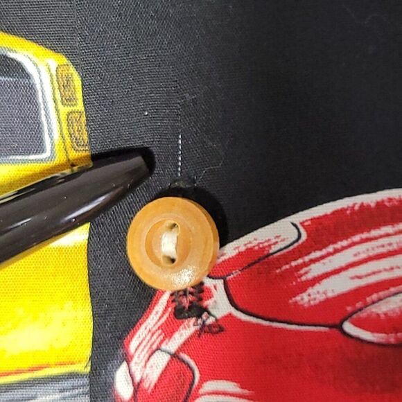 Paradise Found Shirt Chevy Cars Mens Size Large Made in Hawaii Corvette Stingray - Picture 6 of 12